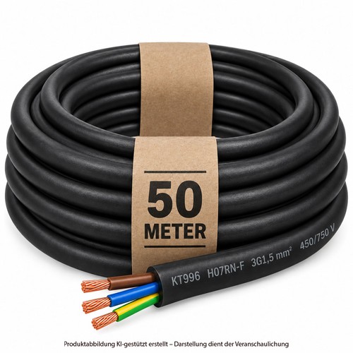 H07rn 3x1 5mm - h07rn-f, 3x1,5mm²
