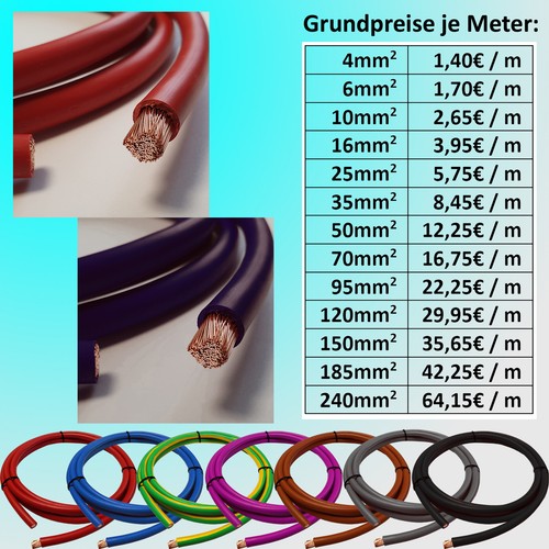 Batteriekabel h07v mm - batteriekabel, 4