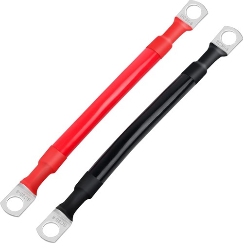 Batteriekabel 15cm kupfer - m8,