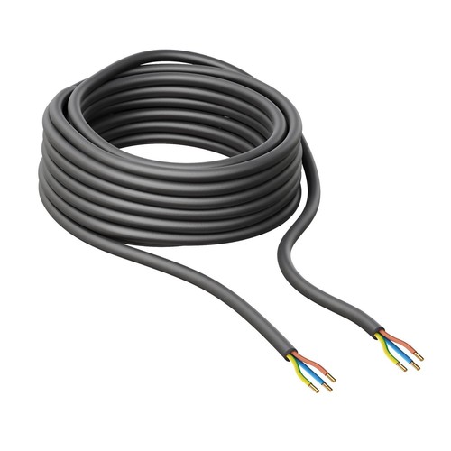 Außenkabel schwarz 3 x - 25, m